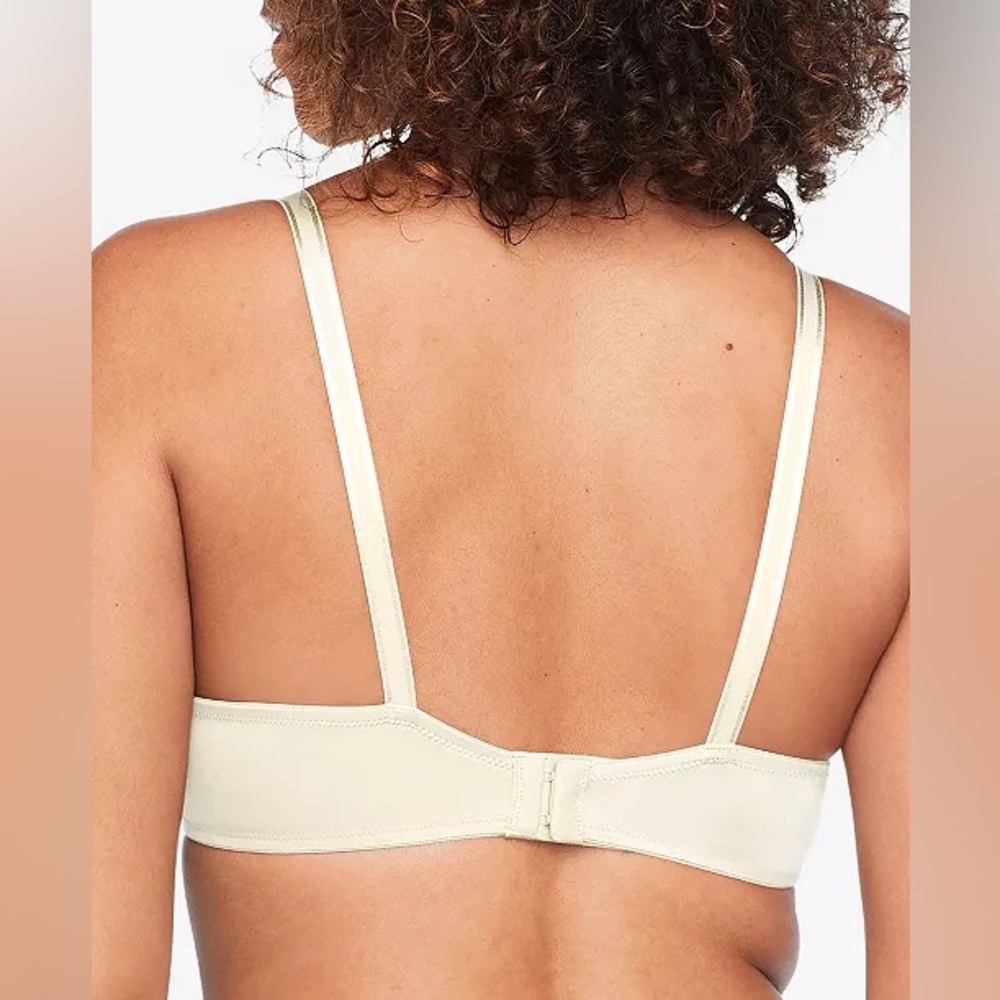 Warners This Is Not A Bra 34B T Shirt Bra Lightly Lined Underwire White - Picture 11 of 11
